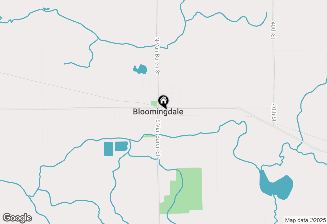 Map of 102 S Chestnut Street, Bloomingdale, MI 49026