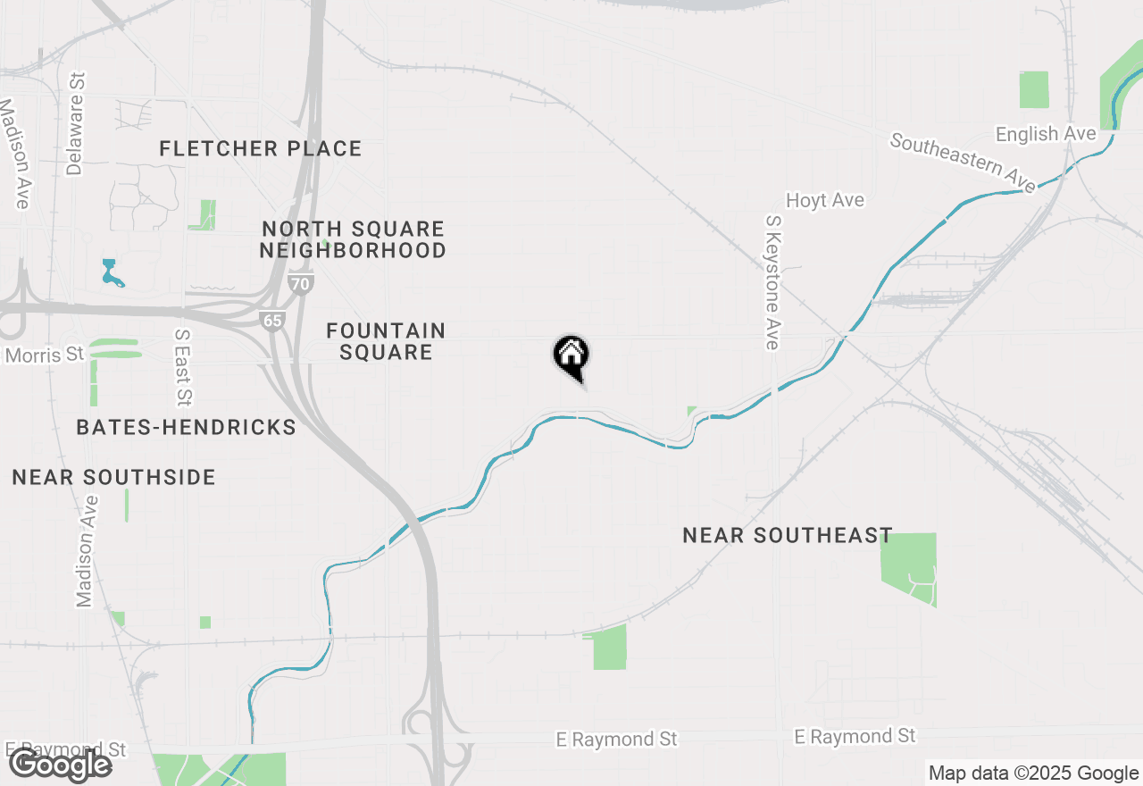 Map of 1222 S State Avenue, Indianapolis, IN 46203