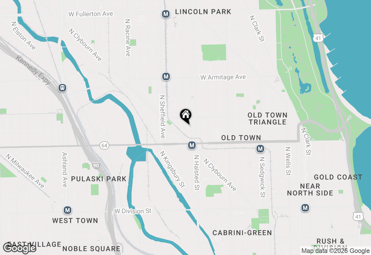 Map of 1660 N Dayton Street, Chicago, IL 60614