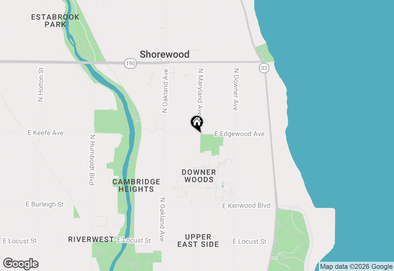 Map of 3495 N Maryland Ave, Milwaukee, WI 53211