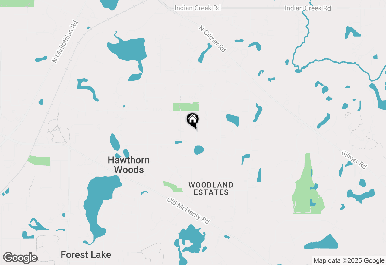 Map of 9 Carlisle Road, Hawthorn Woods, IL 60047