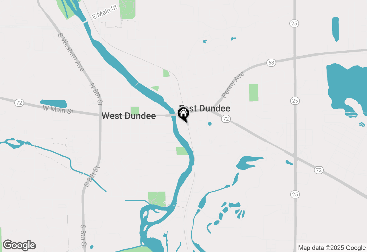 Map of 6 Johnson Street, East Dundee, IL 60118