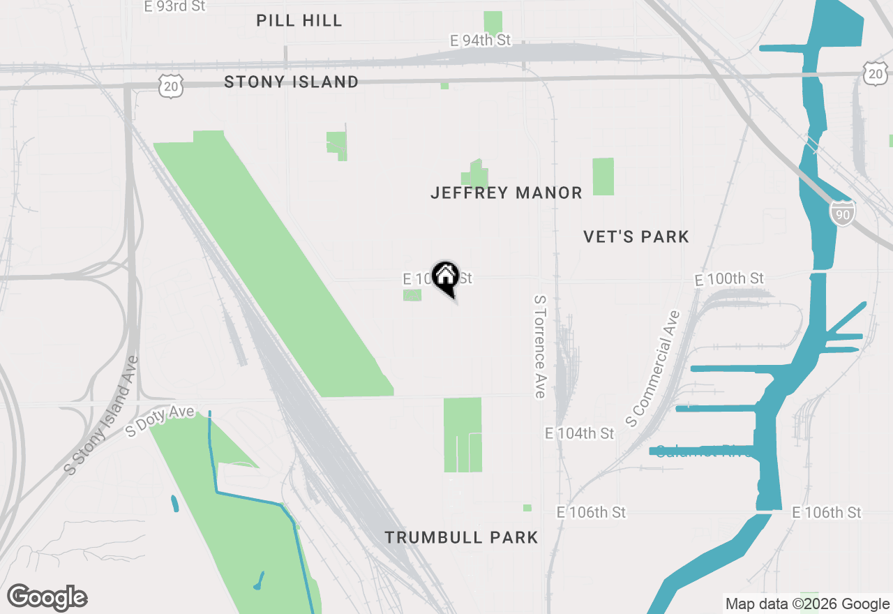 Map of 10043 S Oglesby Avenue, Chicago, IL 60617