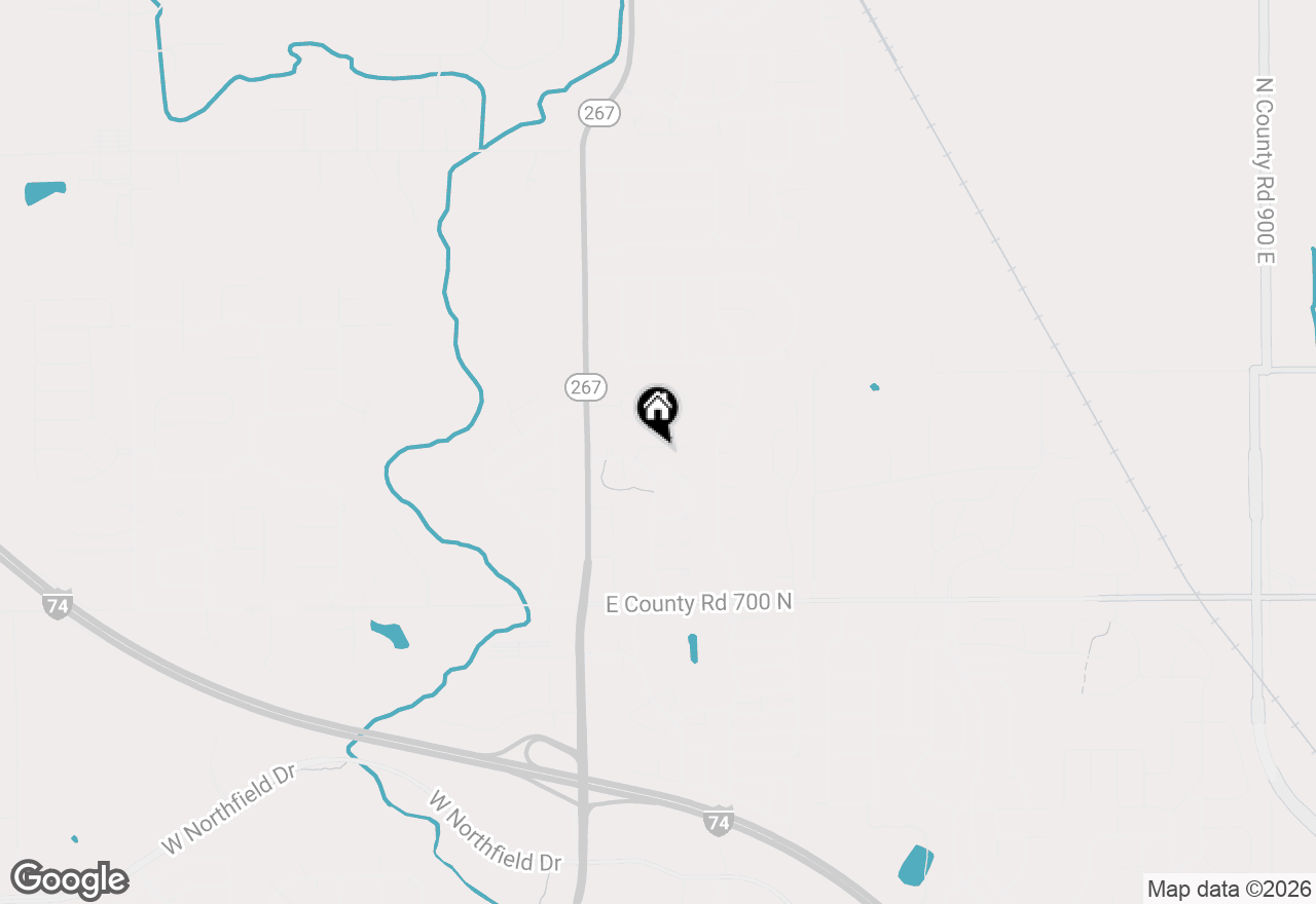 Map of 87 Bradford Court, Brownsburg, IN 46112