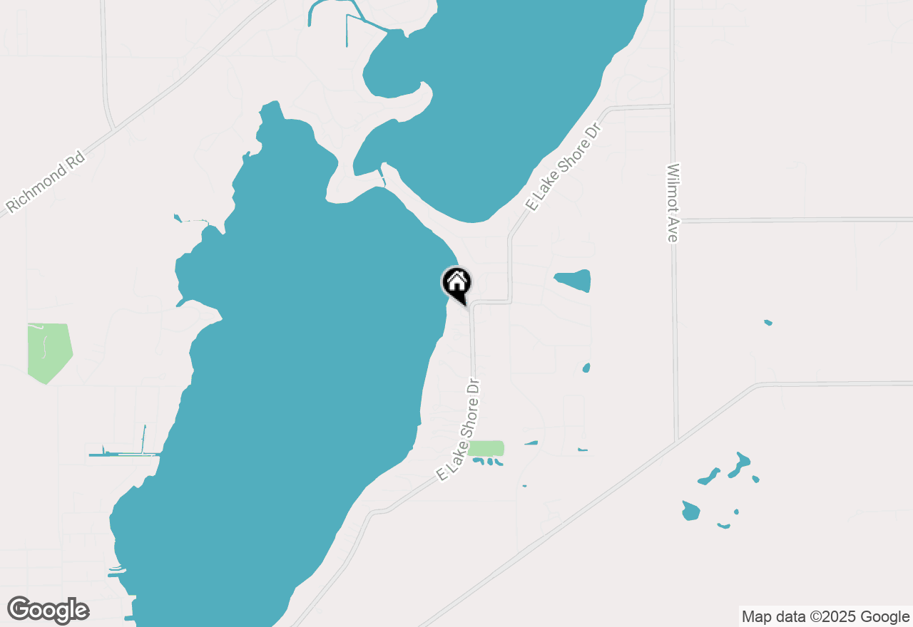 Map of 2005 E Lake Shore Dr #2007, Twin Lakes, WI 53181