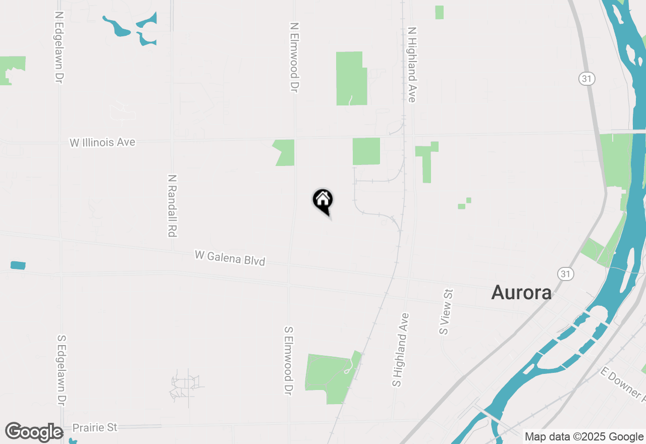Map of 900 Charles Street, Aurora, IL 60506