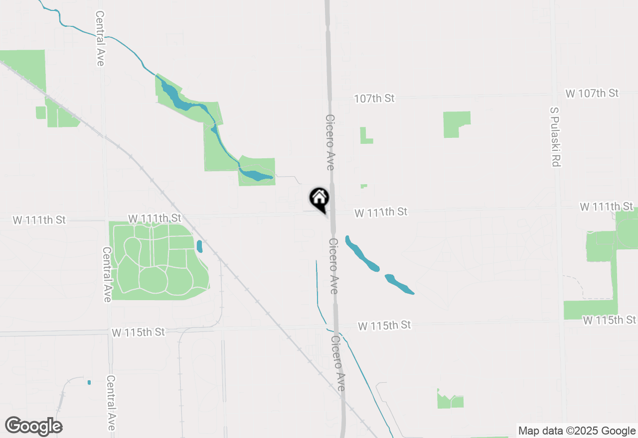 Map of 4835 W 111th Street, Alsip, IL 60803