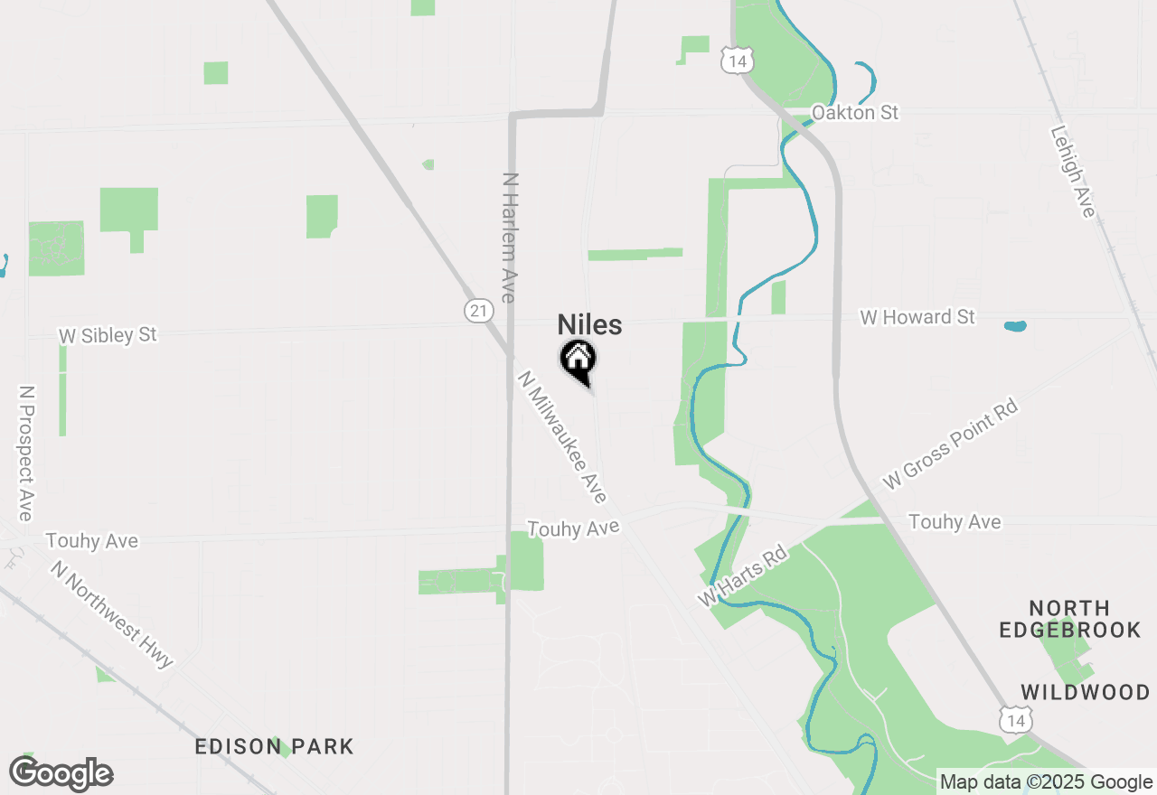 Map of 7450 N Waukegan Road #508, Niles, IL 60714