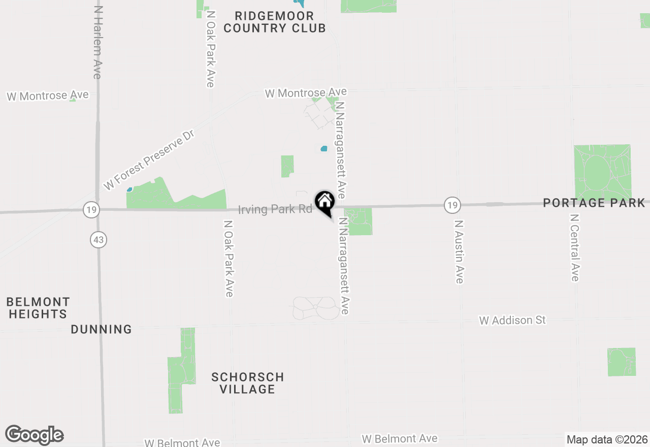 Map of 6438 W Dakin Street, Chicago, IL 60634