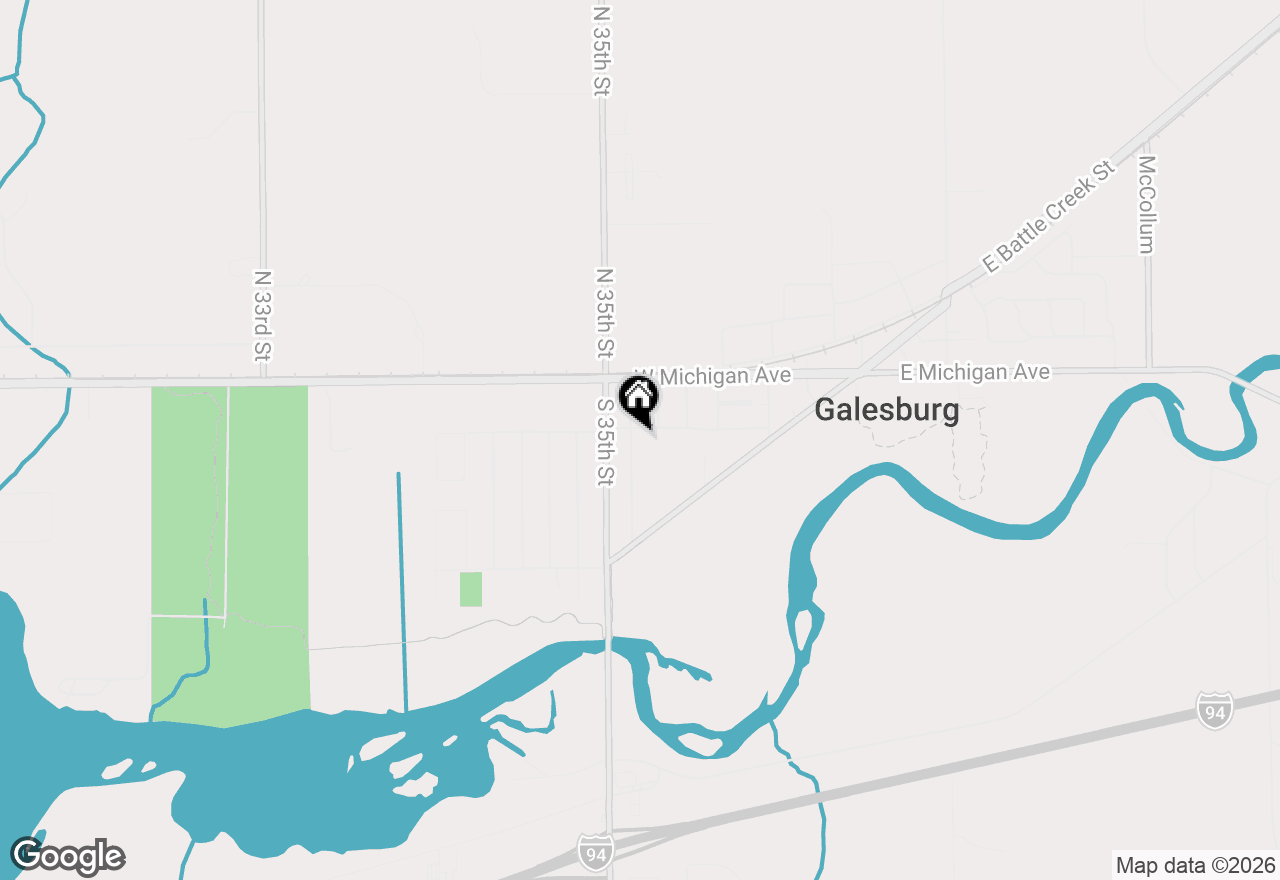 Map of 321 Blake Boulevard, Galesburg, MI 49053