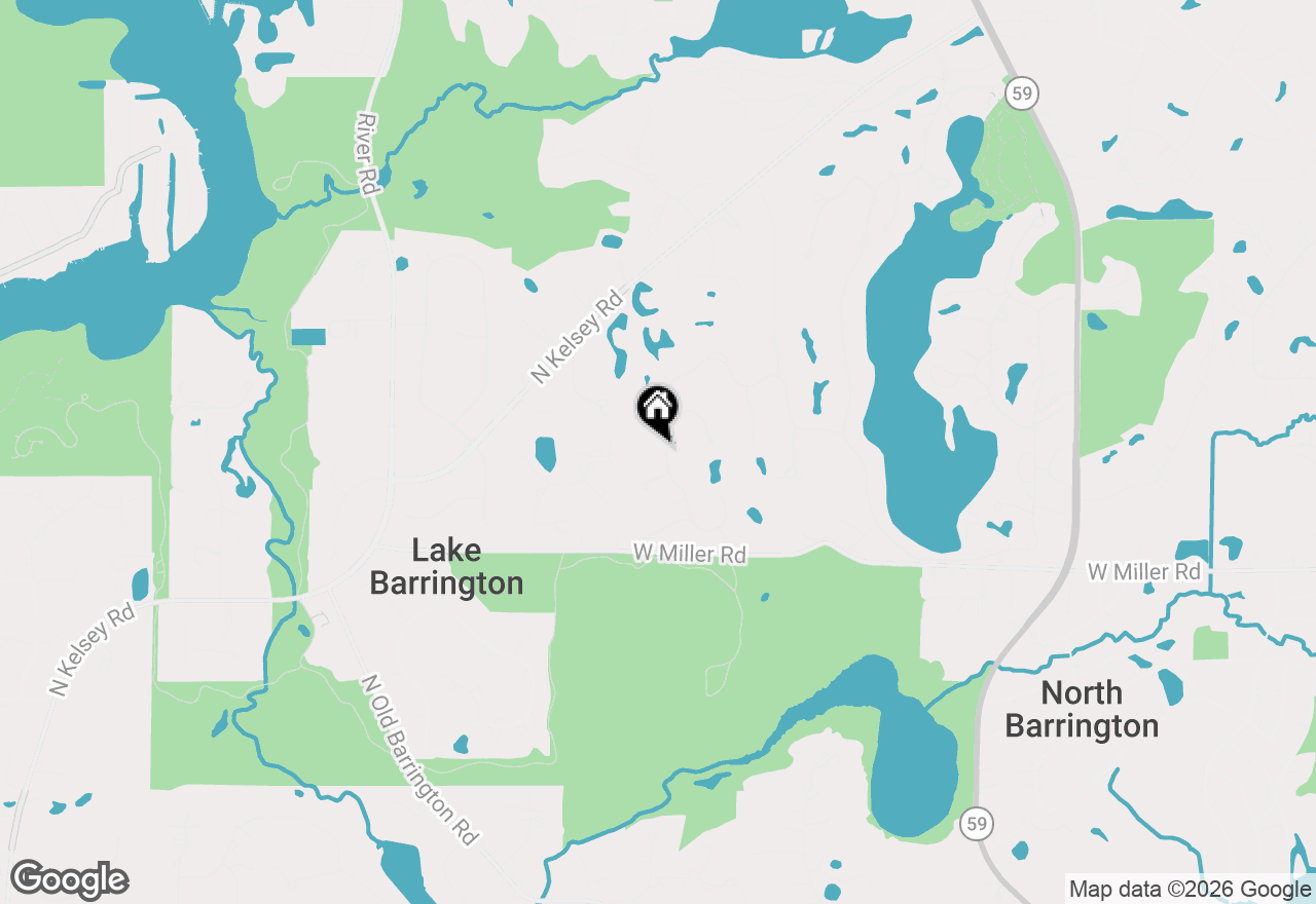 Map of 1290 Oak Hill Road #B, Lake Barrington, IL 60010