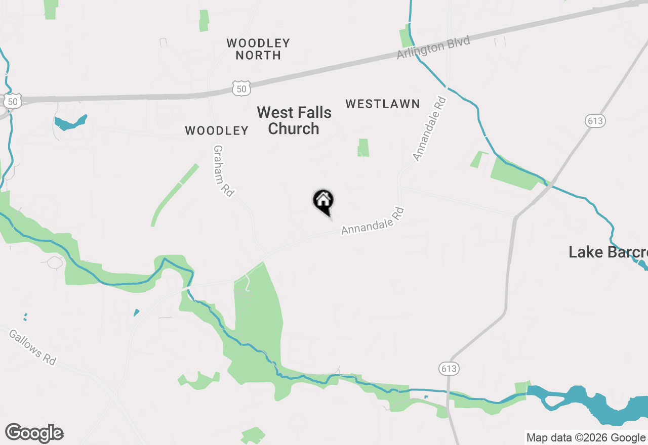 Map of 3244 Blundell Road, Falls Church, VA 22042