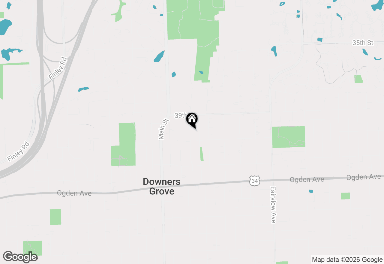 Map of 4001 Washington Street, Downers Grove, IL 60515