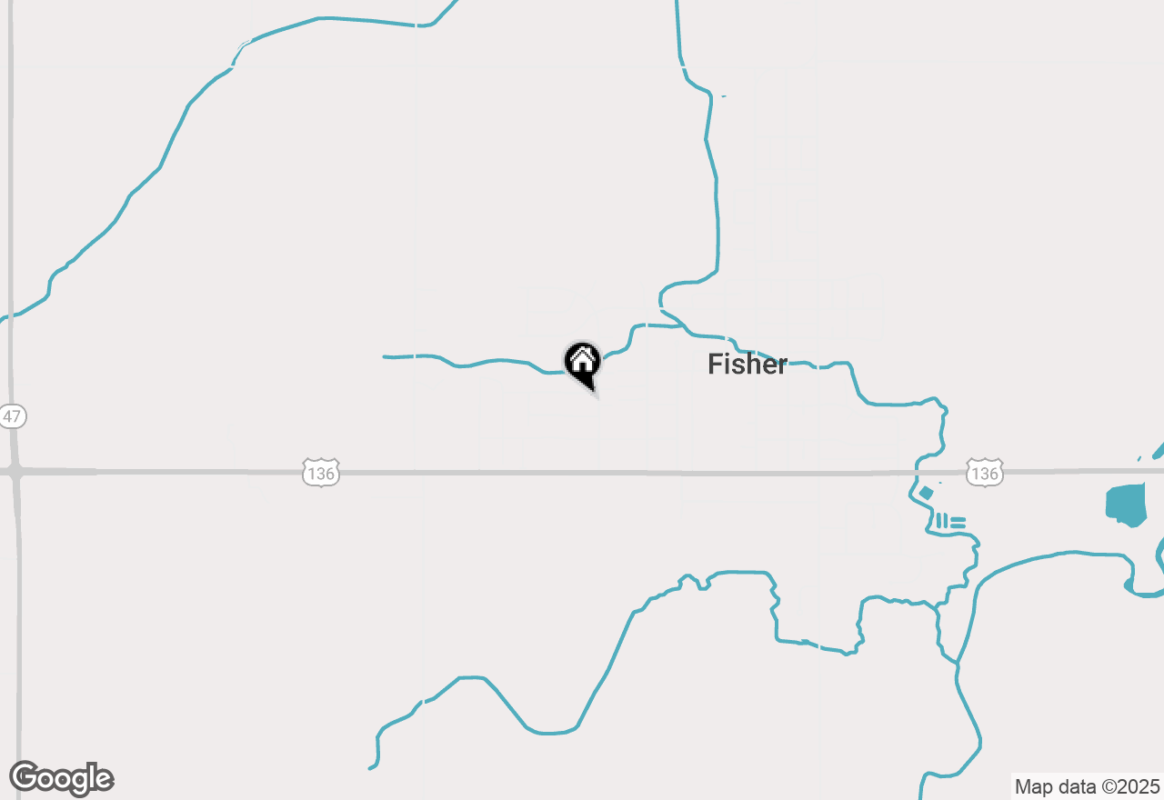 Map of 303 Robert Drive, Fisher, IL 61843