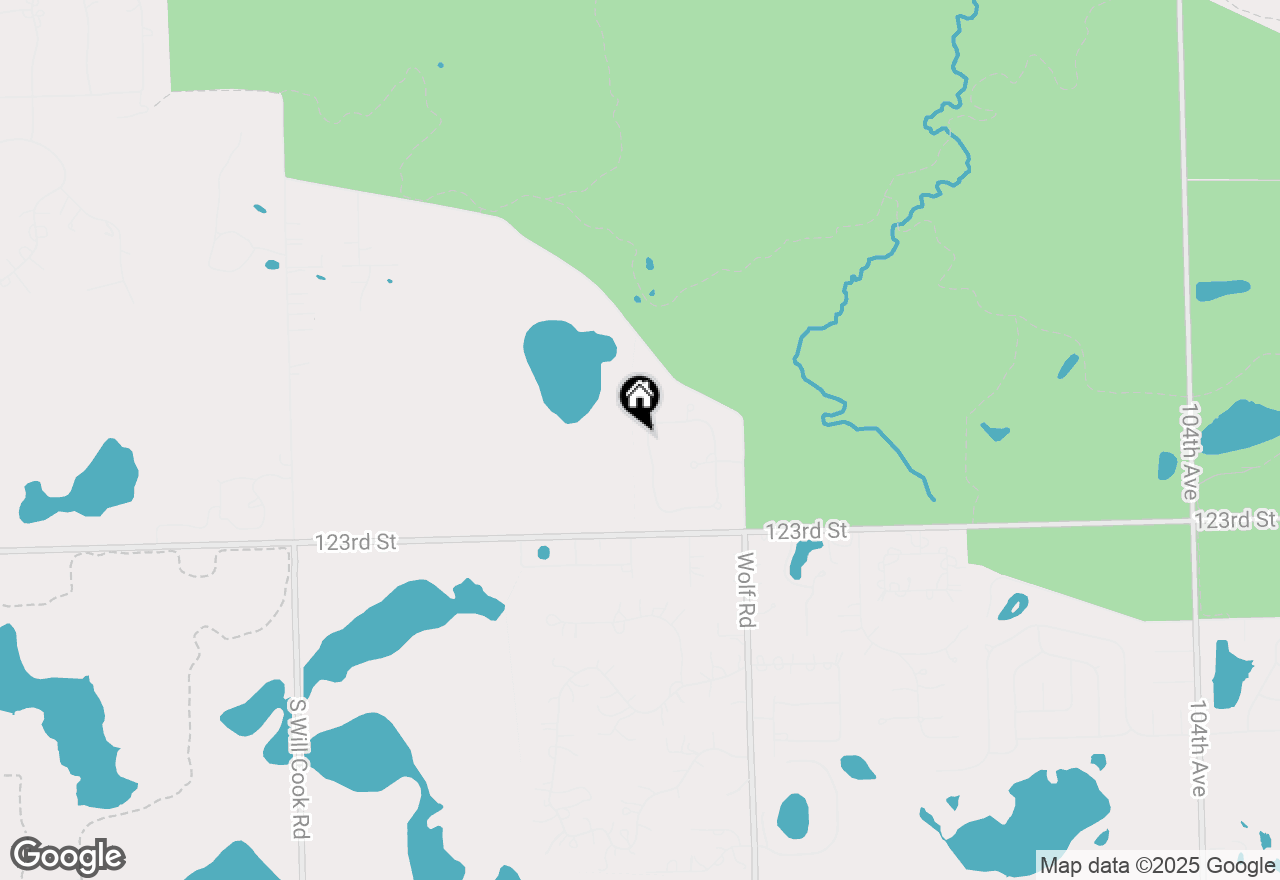 Map of 127 Forest Edge Drive, Palos Park, IL 60464