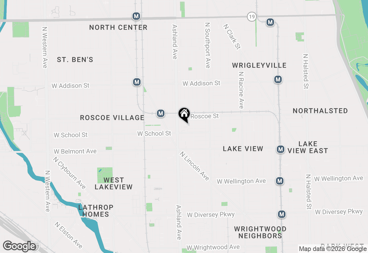 Map of (Address confidential), Chicago, Illinois 60657