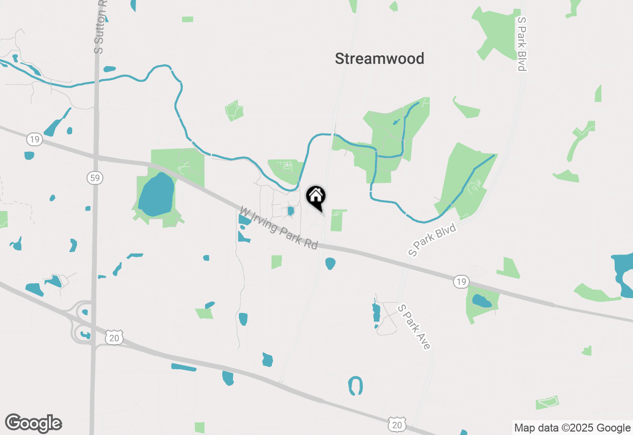 Map of 143 Heritage Lane, Streamwood, IL 60107