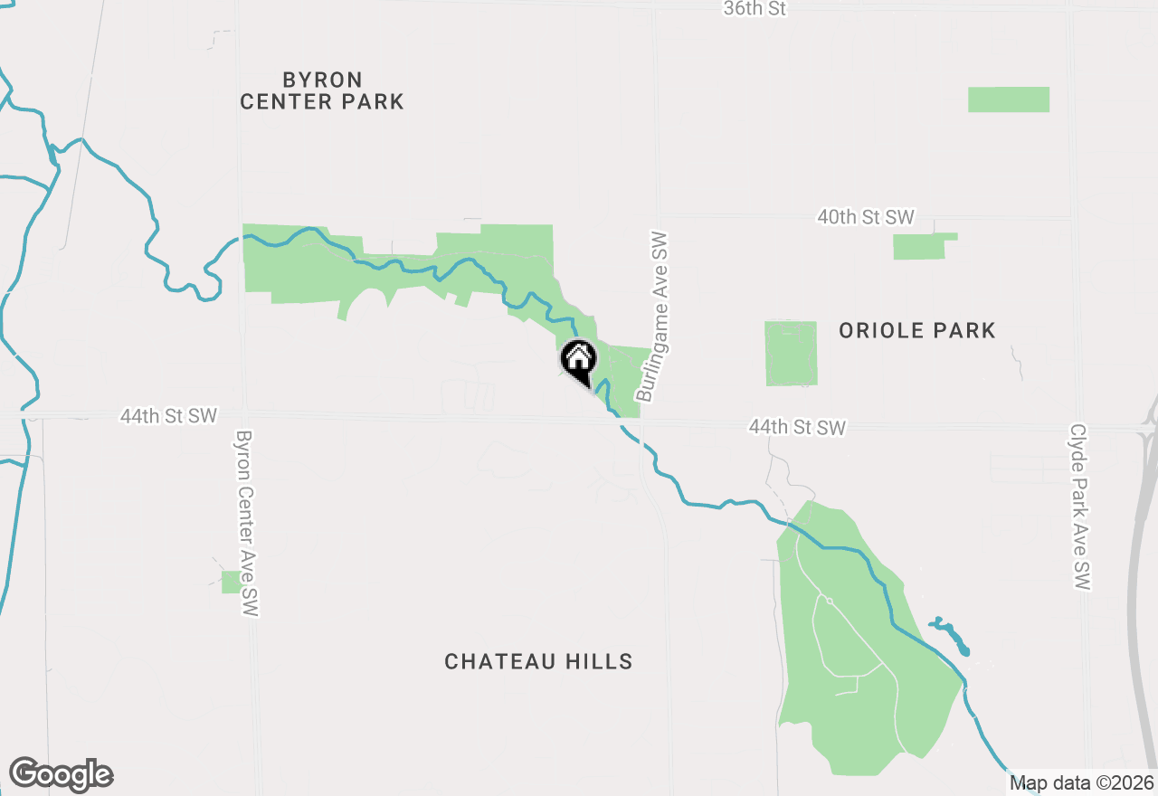 Map of 4386 Ridge Lane Sw, Wyoming, MI 49519