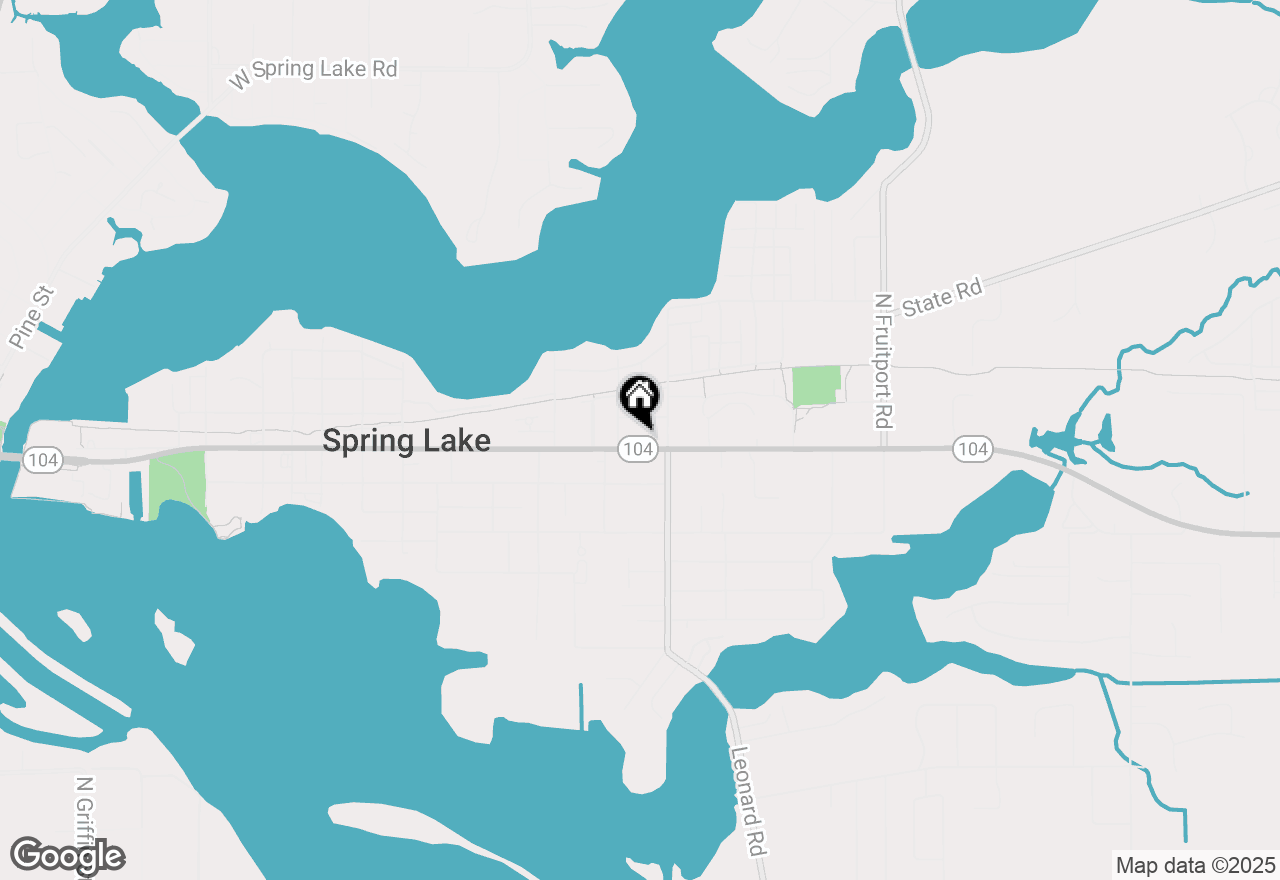 Map of 521 E Savidge Street, Spring Lake, MI 49456