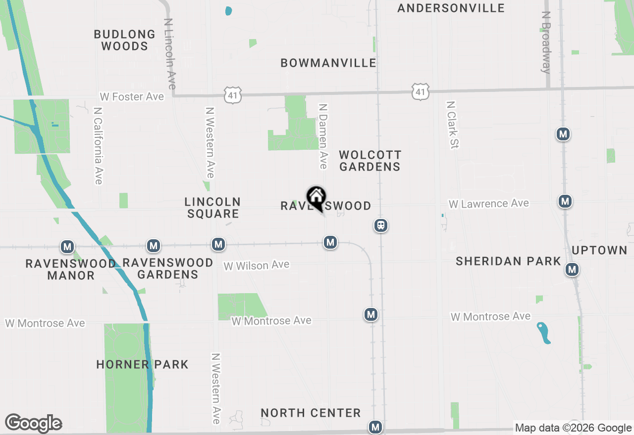 Map of 2016 W Giddings Street, Chicago, IL 60625