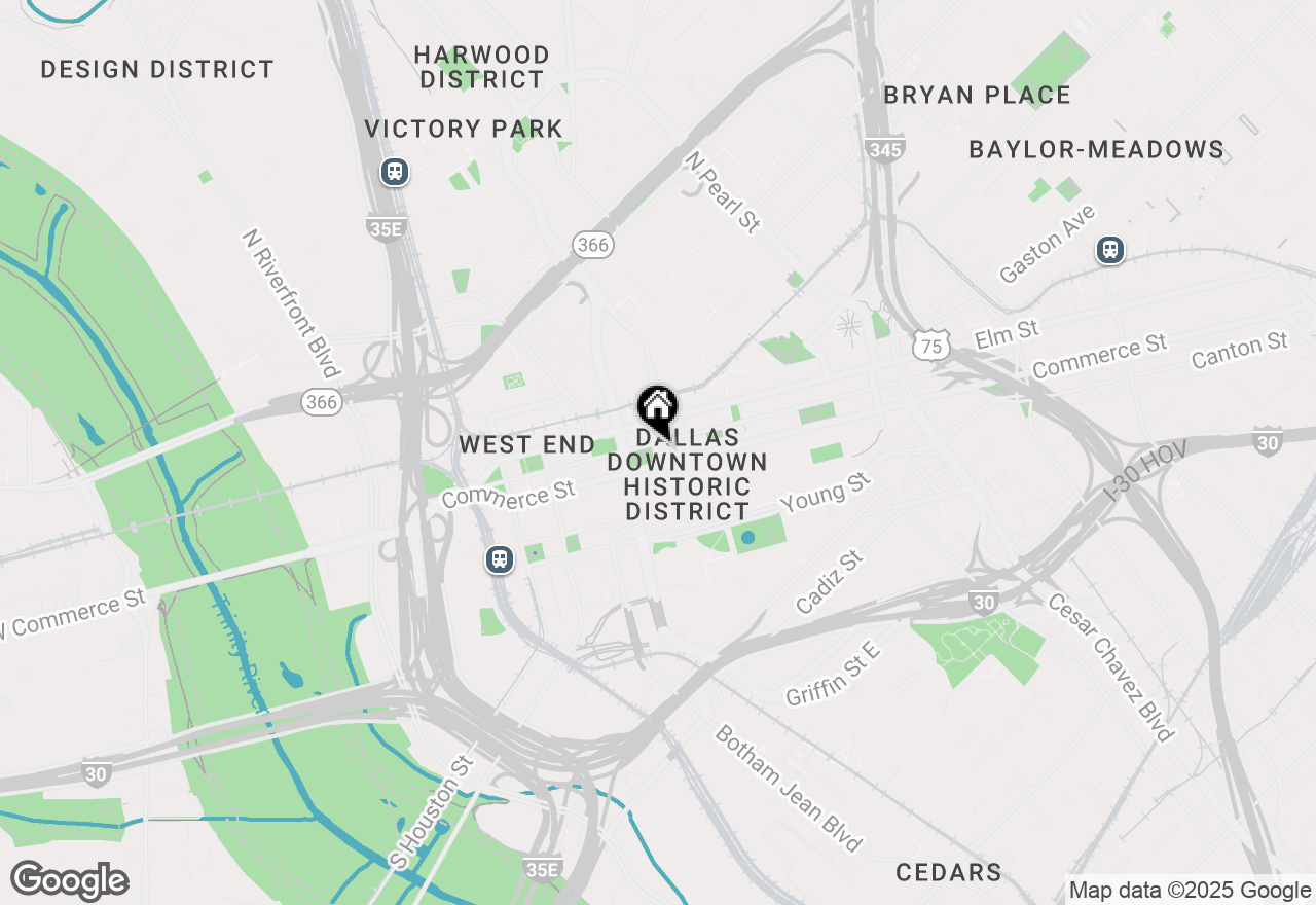 Map of 1200 Main Street #1106, Dallas, TX 75202