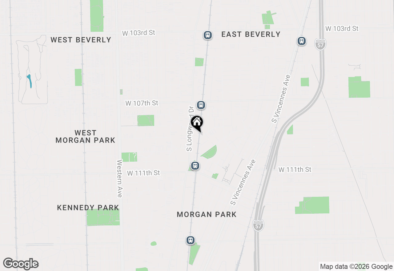 Map of 1914 W 108th Place, Chicago, IL 60643