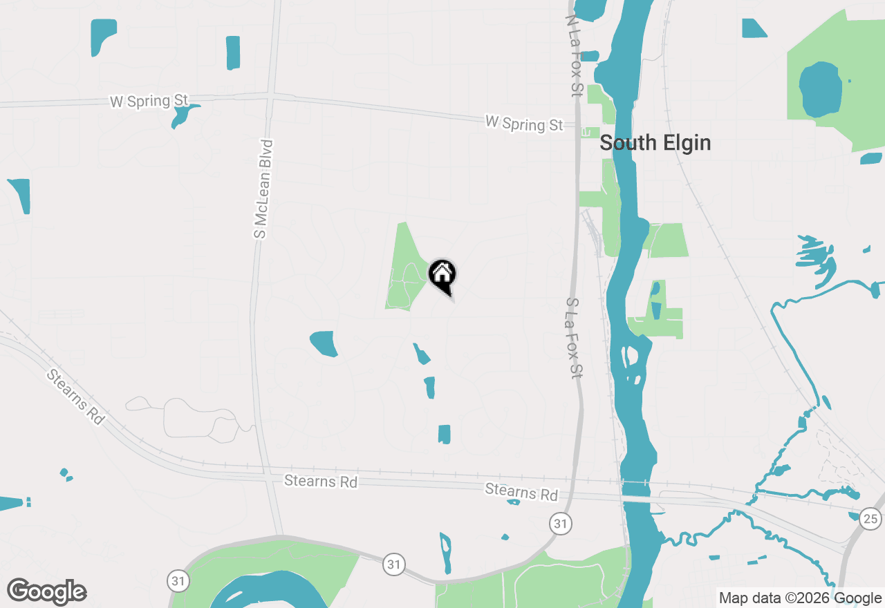 Map of 363 Cornwall Avenue, South Elgin, IL 60177