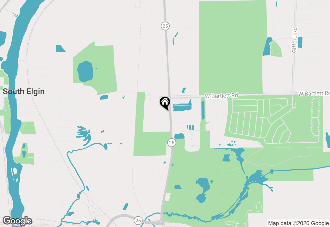 Map of 1044 Moraine Drive, South Elgin, IL 60177