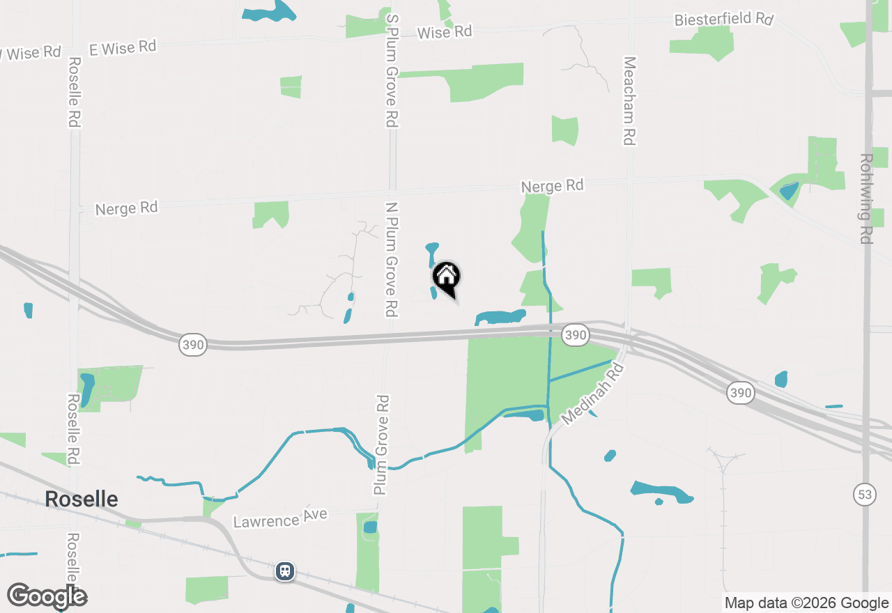 Map of 970 Yosemite Trail #A5, Roselle, IL 60172