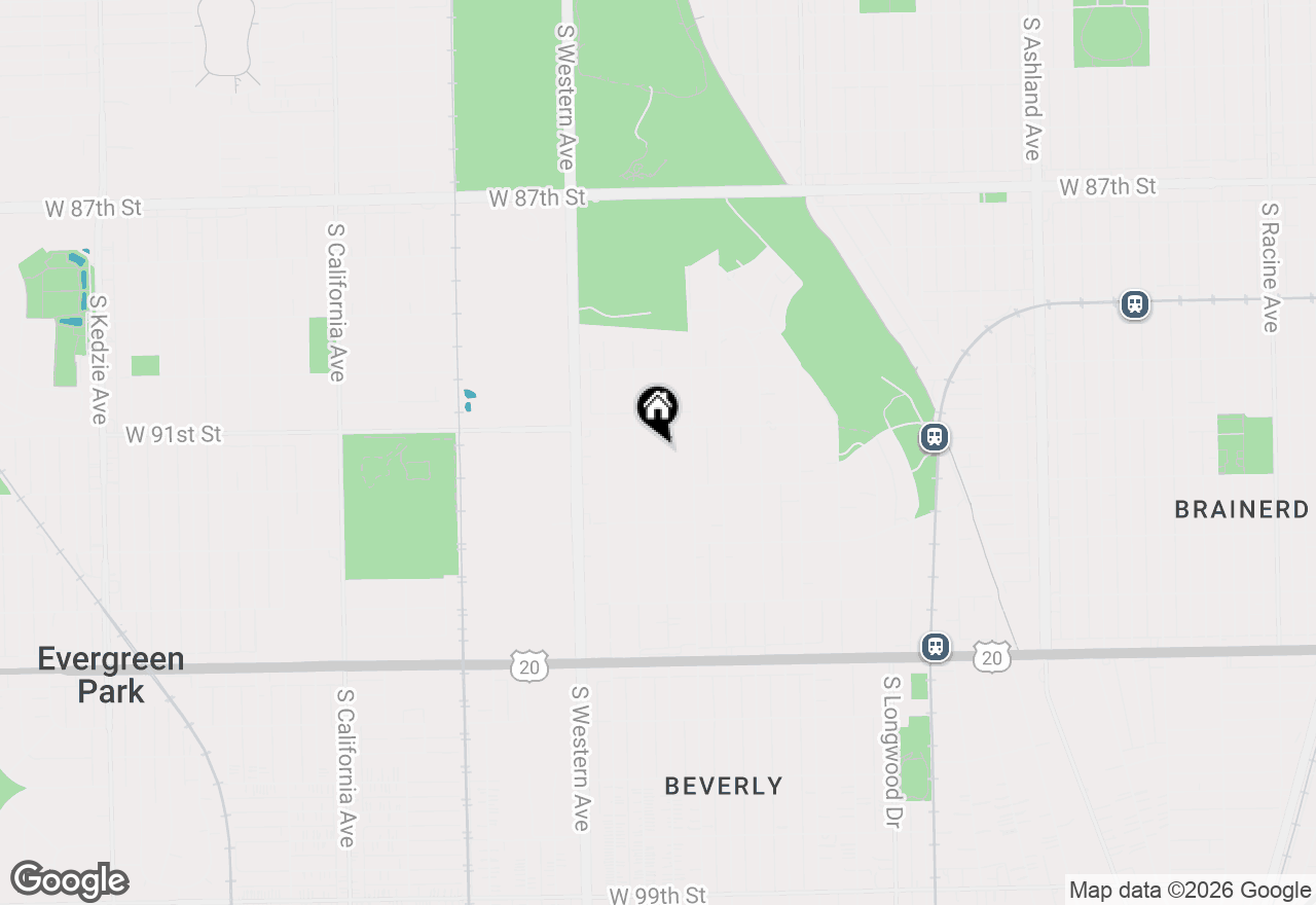 Map of 9124 S Bell Avenue, Chicago, IL 60643