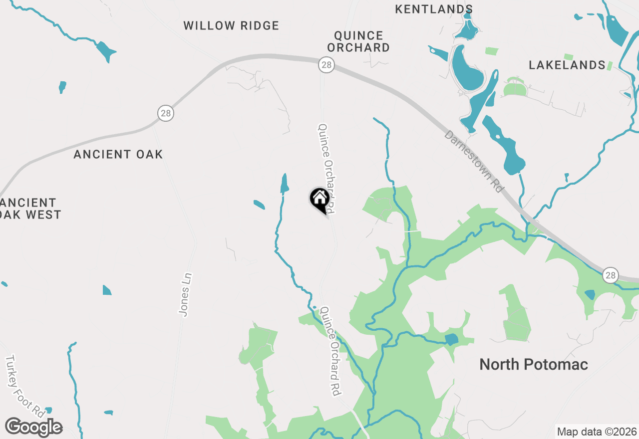 Map of 15300 Kwanzan Court, North Potomac, MD 20878