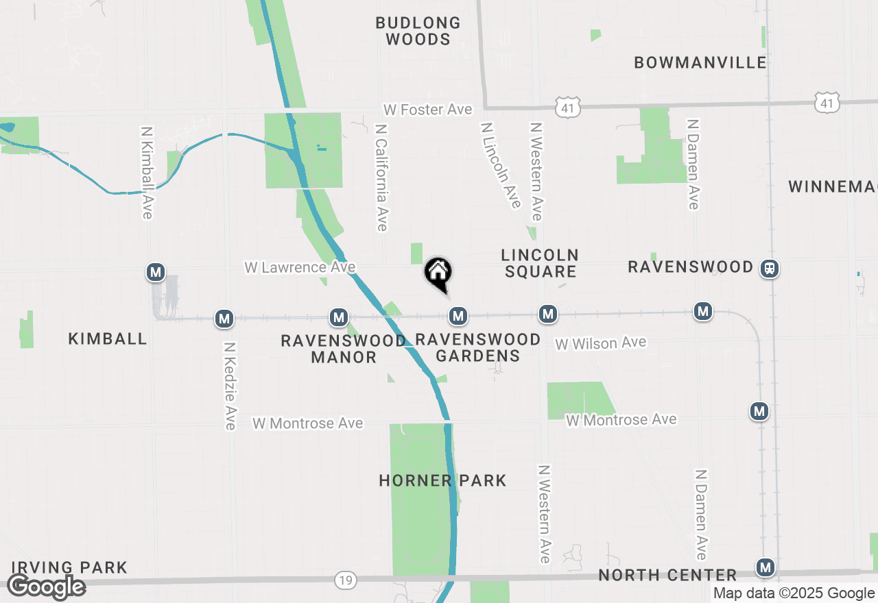 Map of 2644 W Leland Avenue #3, Chicago, IL 60625