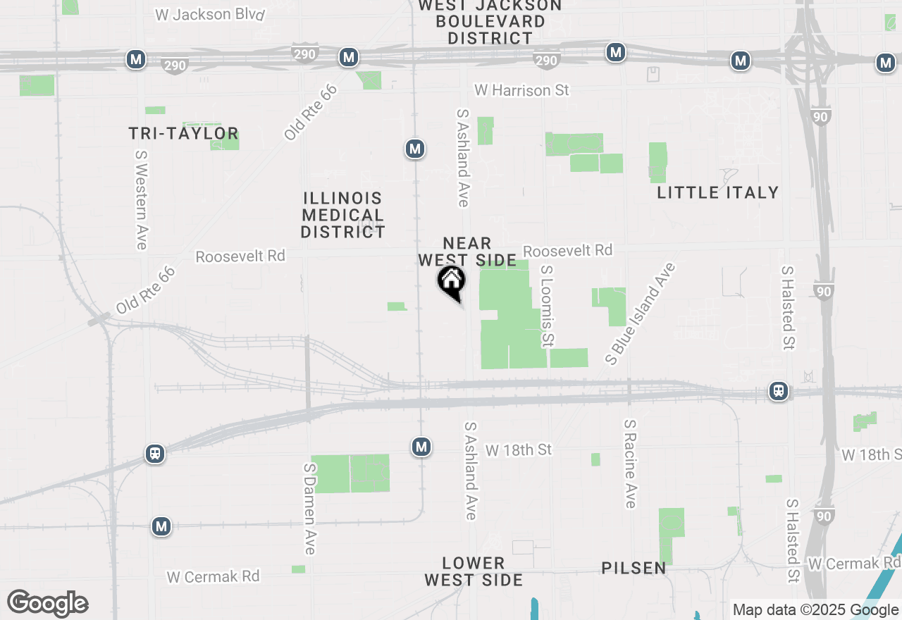 Map of 1626 W Hastings Street #100, Chicago, IL 60608