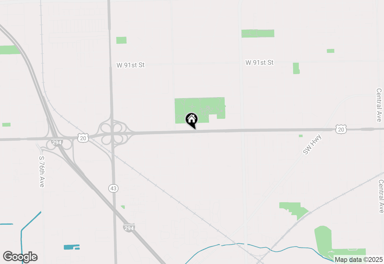 Map of 8500 S Normandy Avenue, Burbank, IL 60459