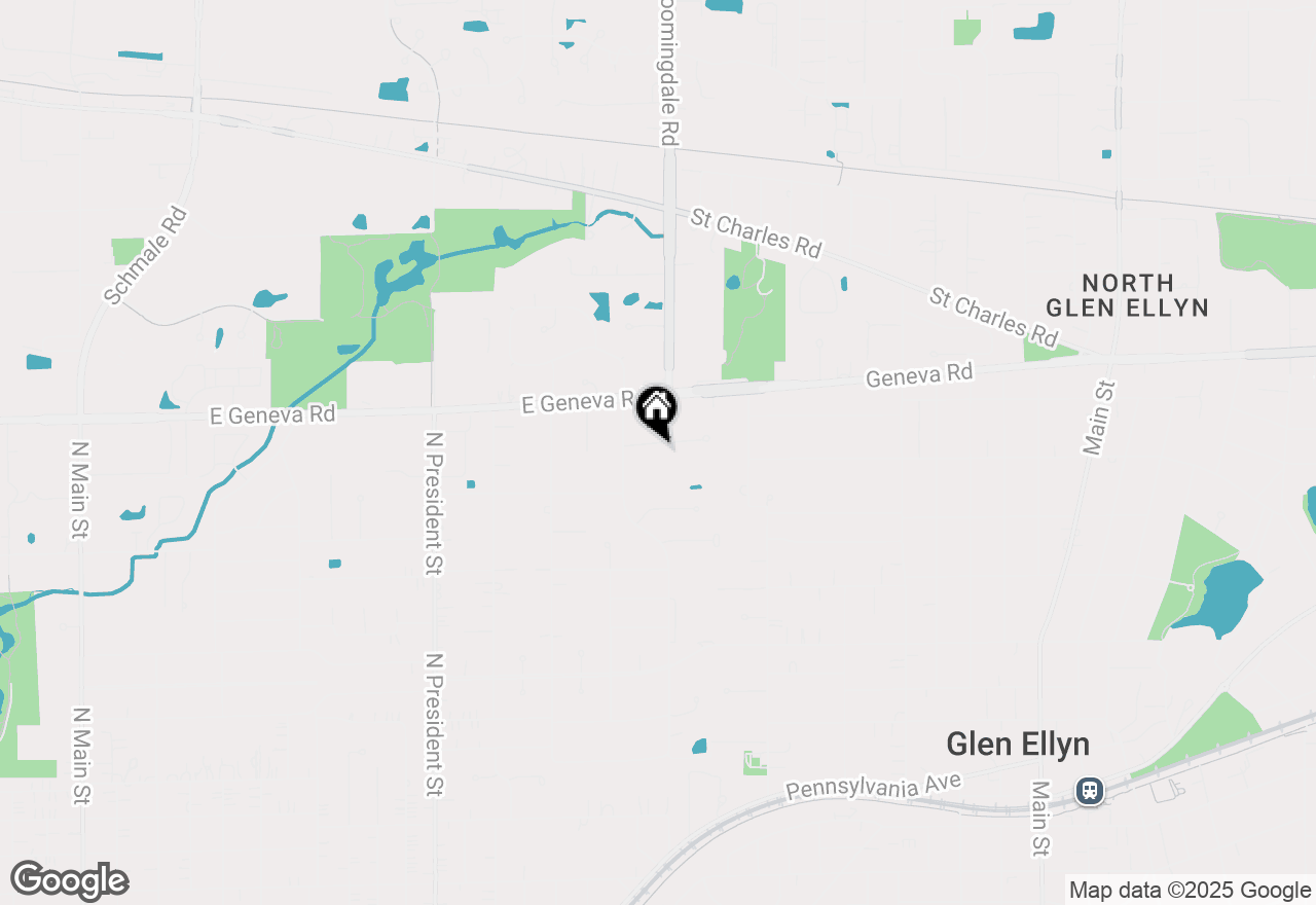 Map of 1624 Kay Road, Wheaton, IL 60187