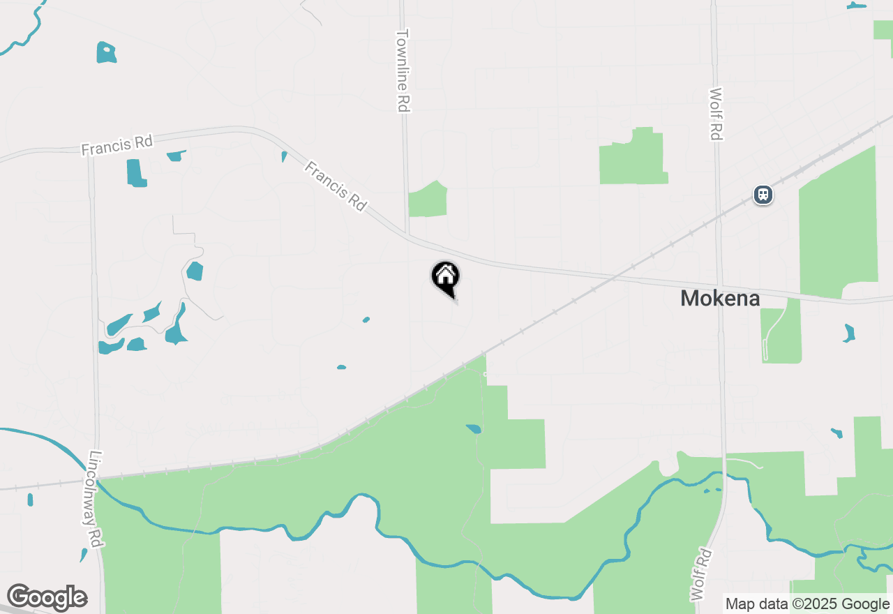 Map of 19964 Red Oak Drive, Mokena, IL 60448