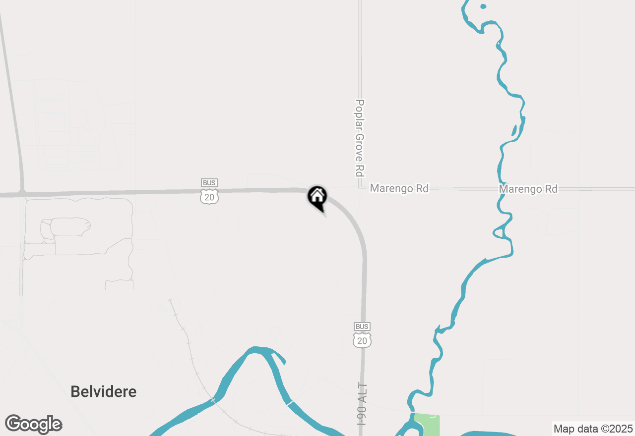 Map of 901 Nancys Lane, Belvidere, IL 61008