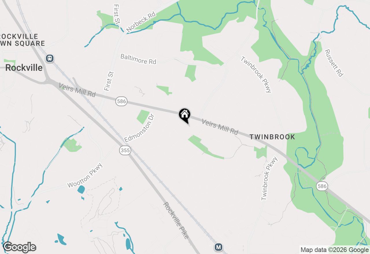 Map of 1400 Coral Sea Drive, Rockville, MD 20851