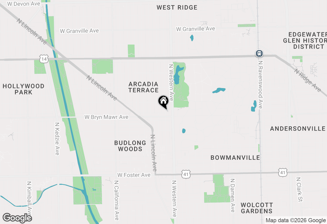 Map of 5618 N Artesian Avenue #1, Chicago, IL 60659