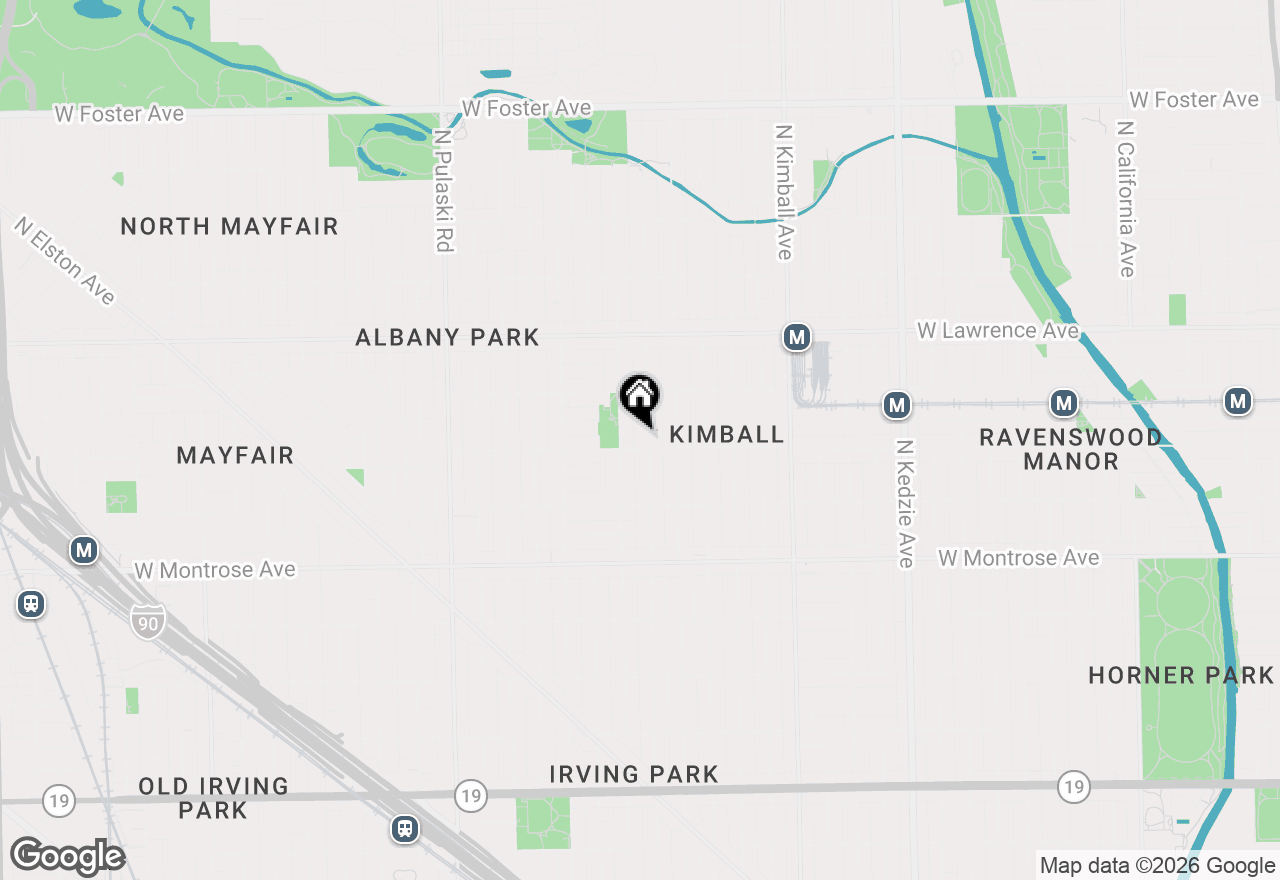 Map of 4610 N Monticello Avenue #2W, Chicago, IL 60625