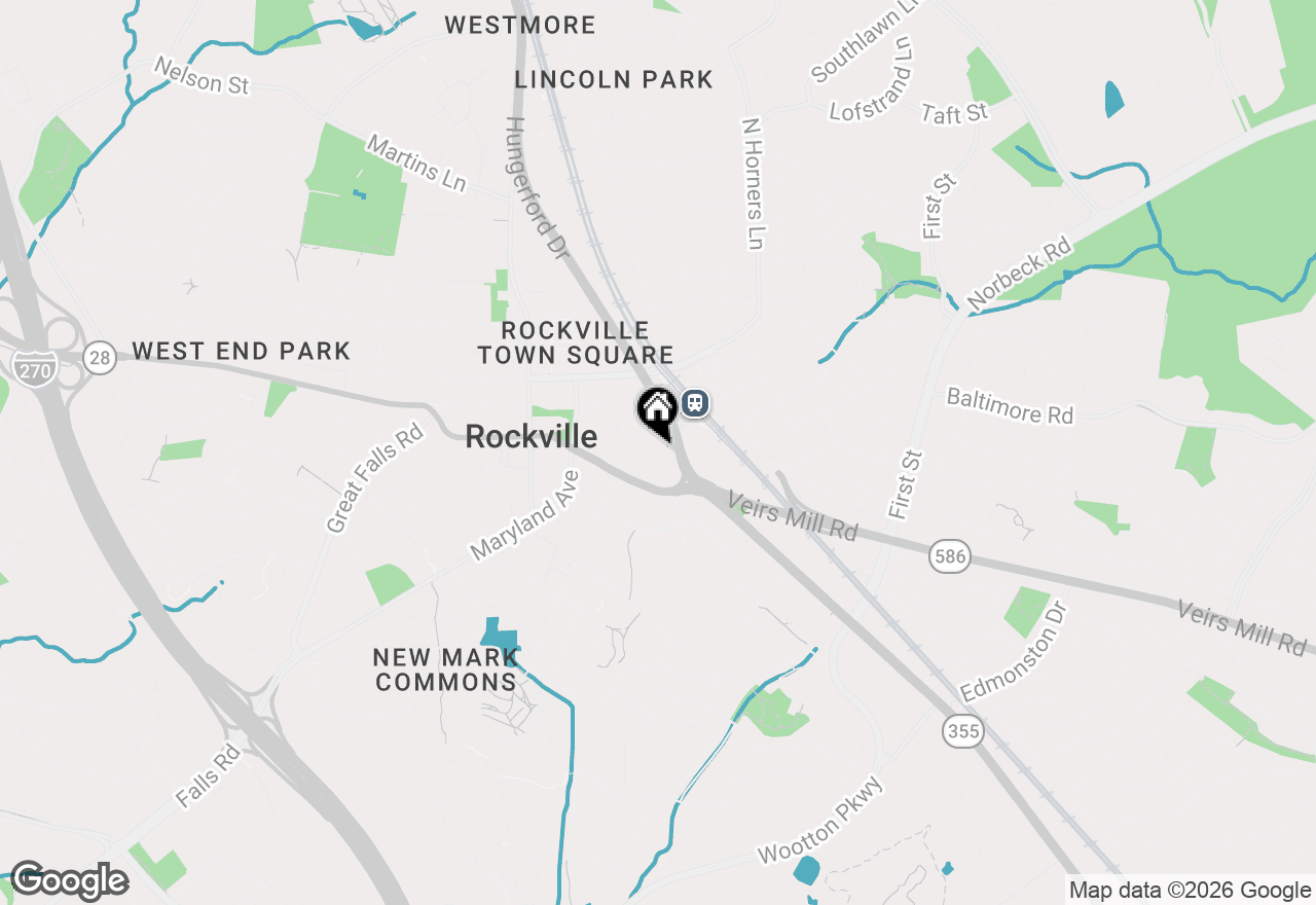 Map of 4 Monroe Street #4-1109, Rockville, MD 20850