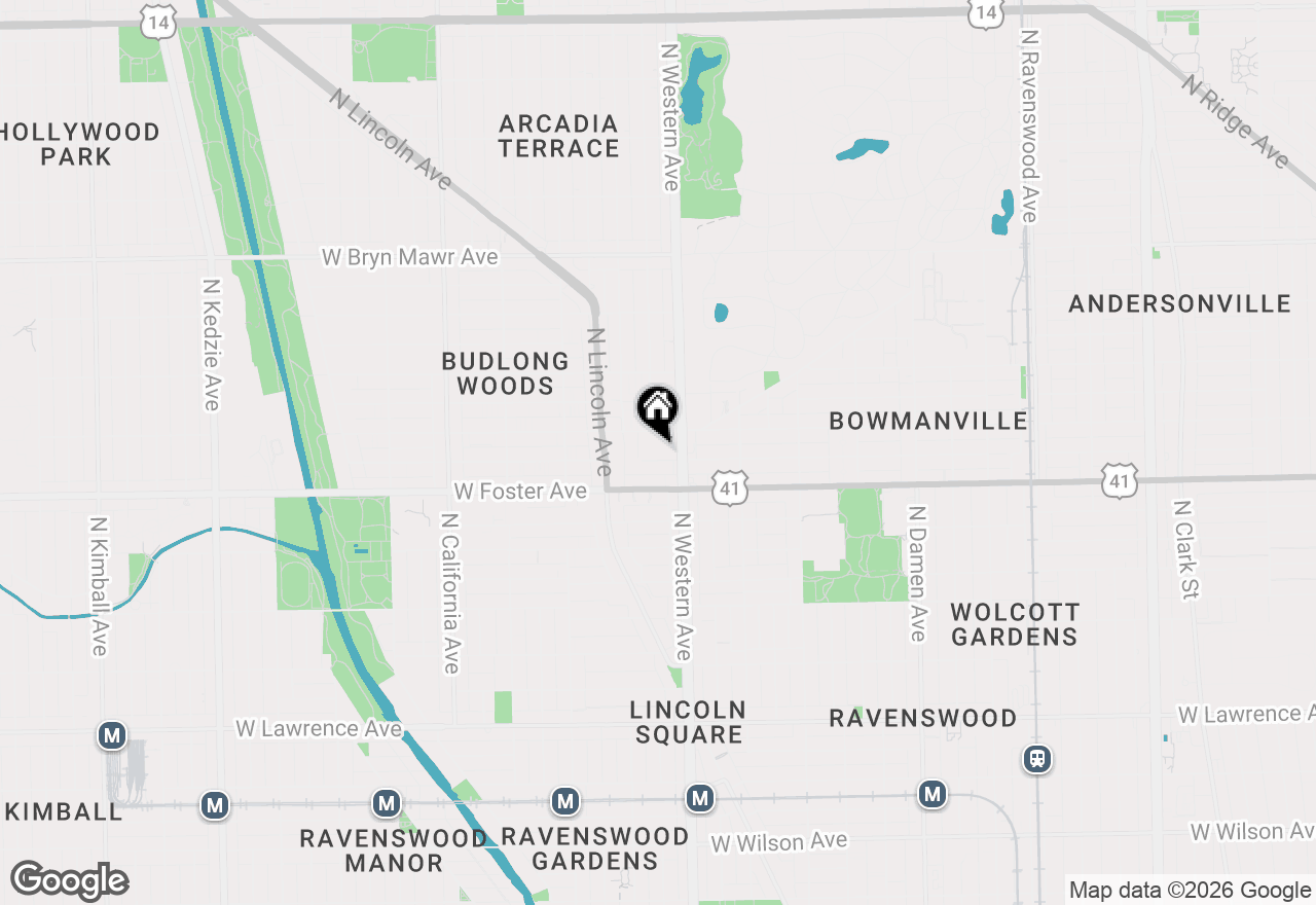 Map of 2422 W Farragut Avenue #1A, Chicago, IL 60625