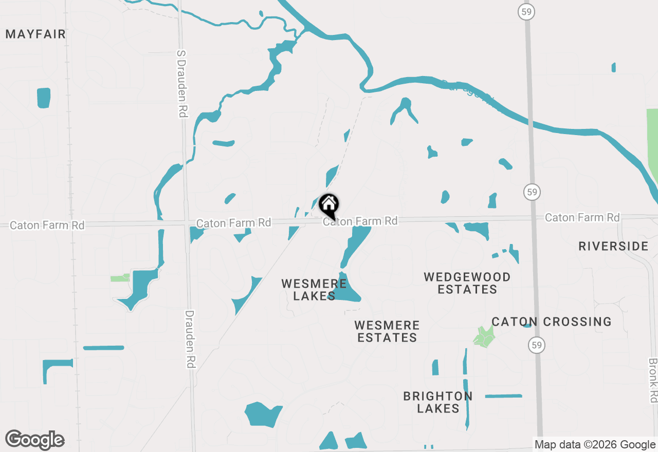 Map of 2318 Willow Lakes Court, Plainfield, IL 60586