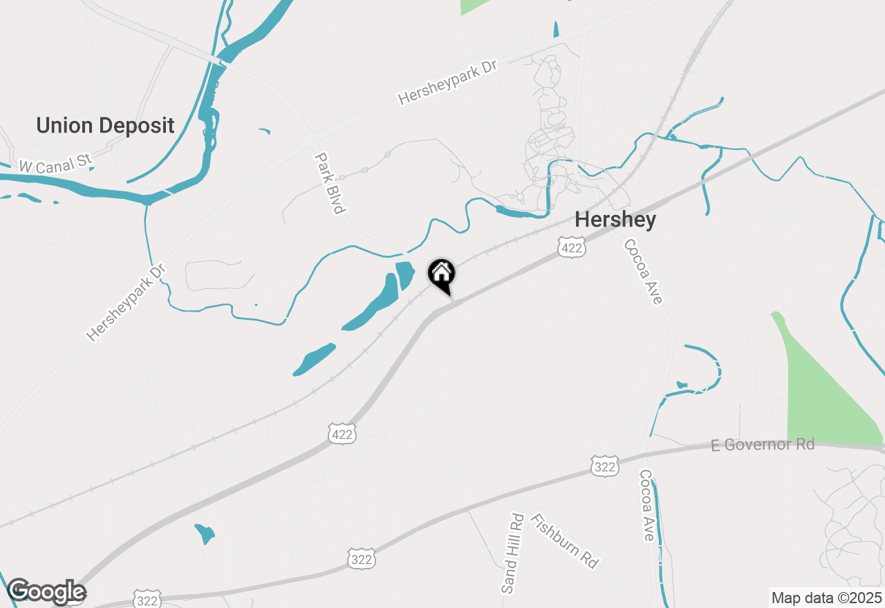 Map of 523 Rear W Chocolate Avenue, Hershey, PA 17033