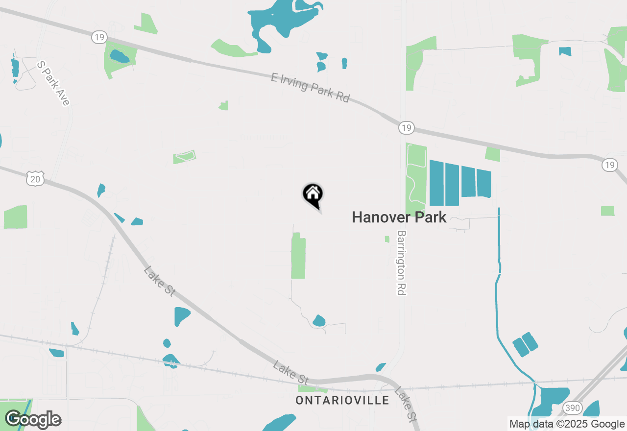 Map of 1960 Sycamore Avenue, Hanover Park, IL 60133