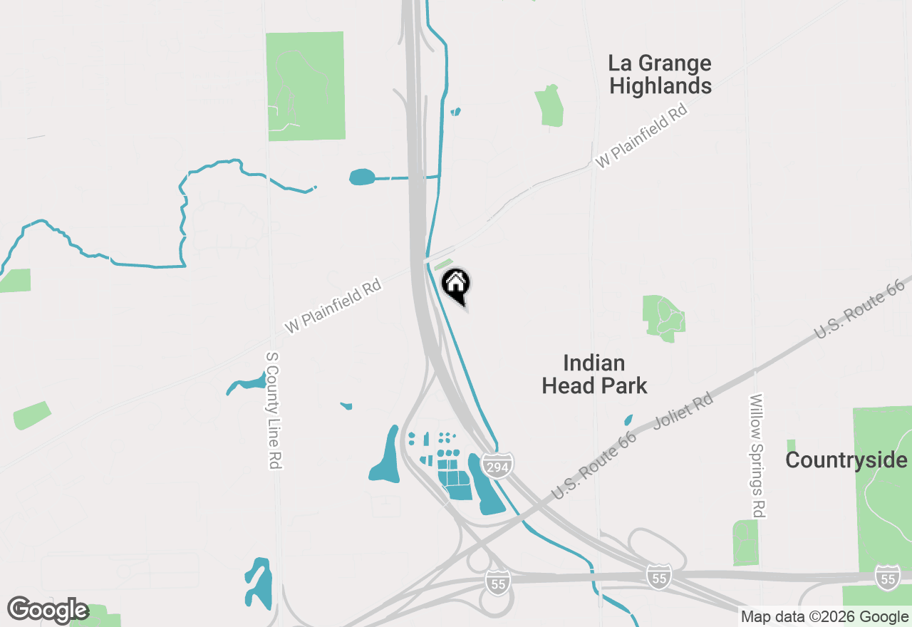 Map of 6363 S Keokuk Road, Indian Head Park, IL 60525