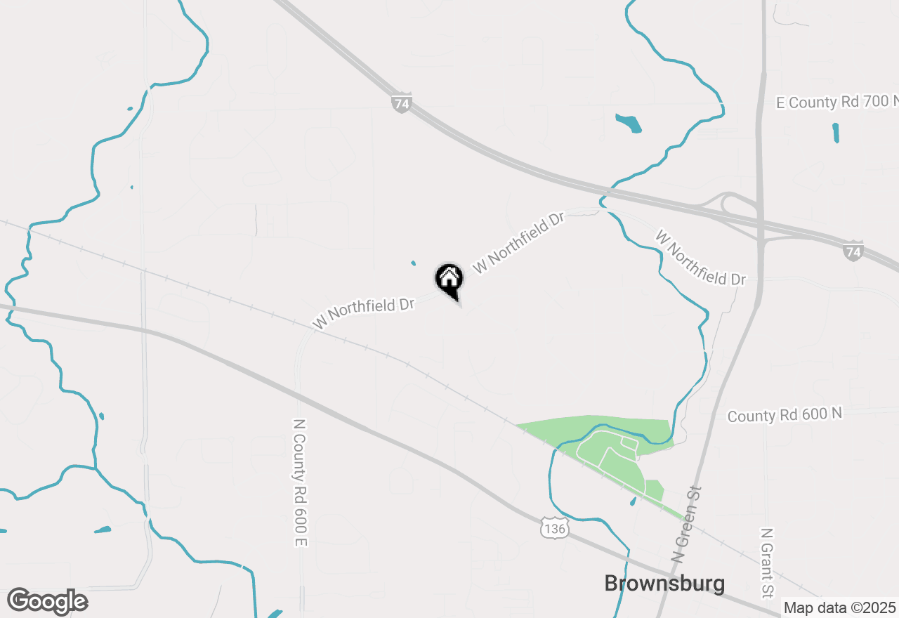 Map of 725 Ridge Gate Drive, Brownsburg, IN 46112