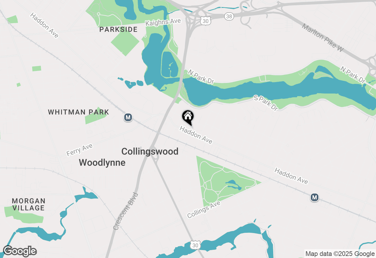 Map of 221 Haddon Avenue, Collingswood, NJ 08108