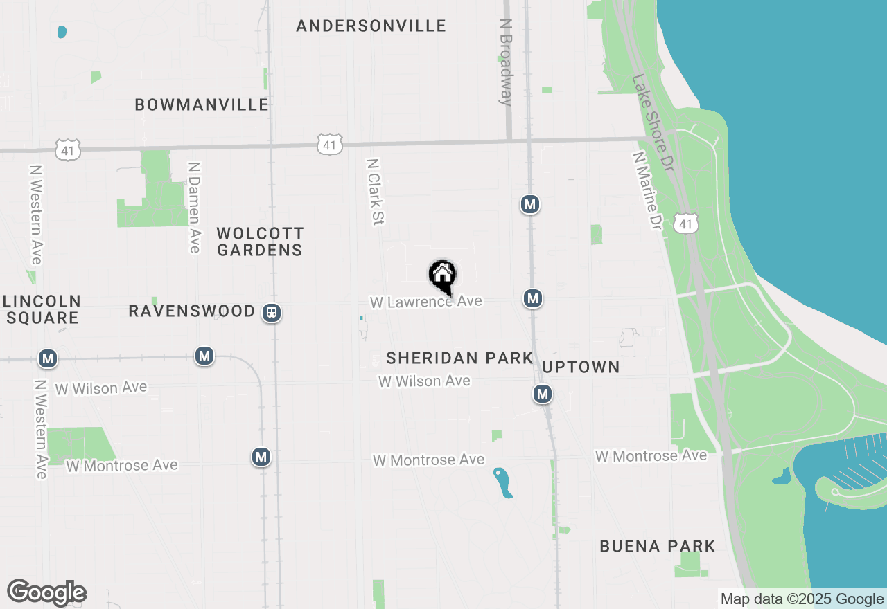 Map of 4755 N Beacon Street #3, Chicago, IL 60640