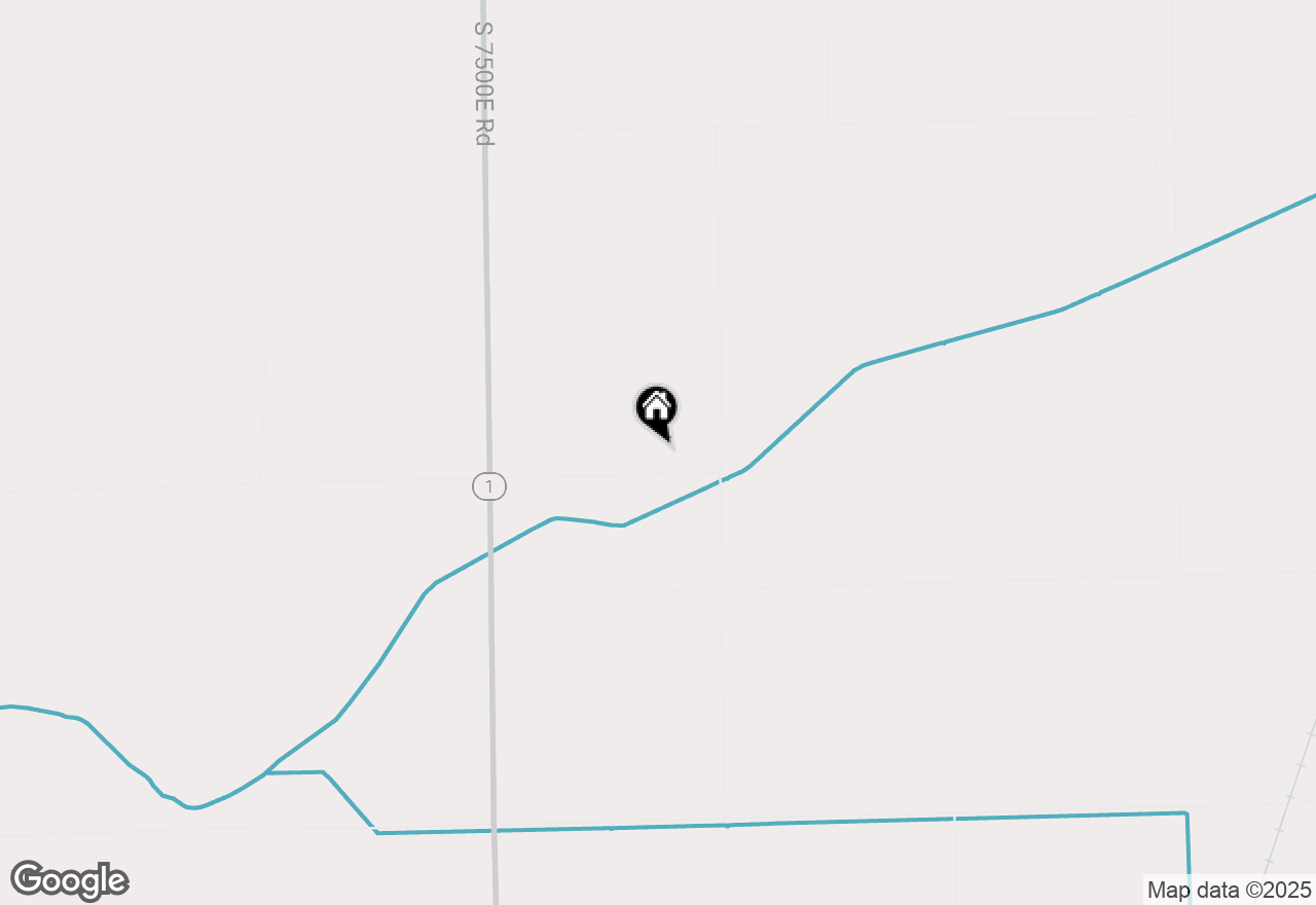 Map of 7861 E 2250s Road, St. Anne, IL 60964